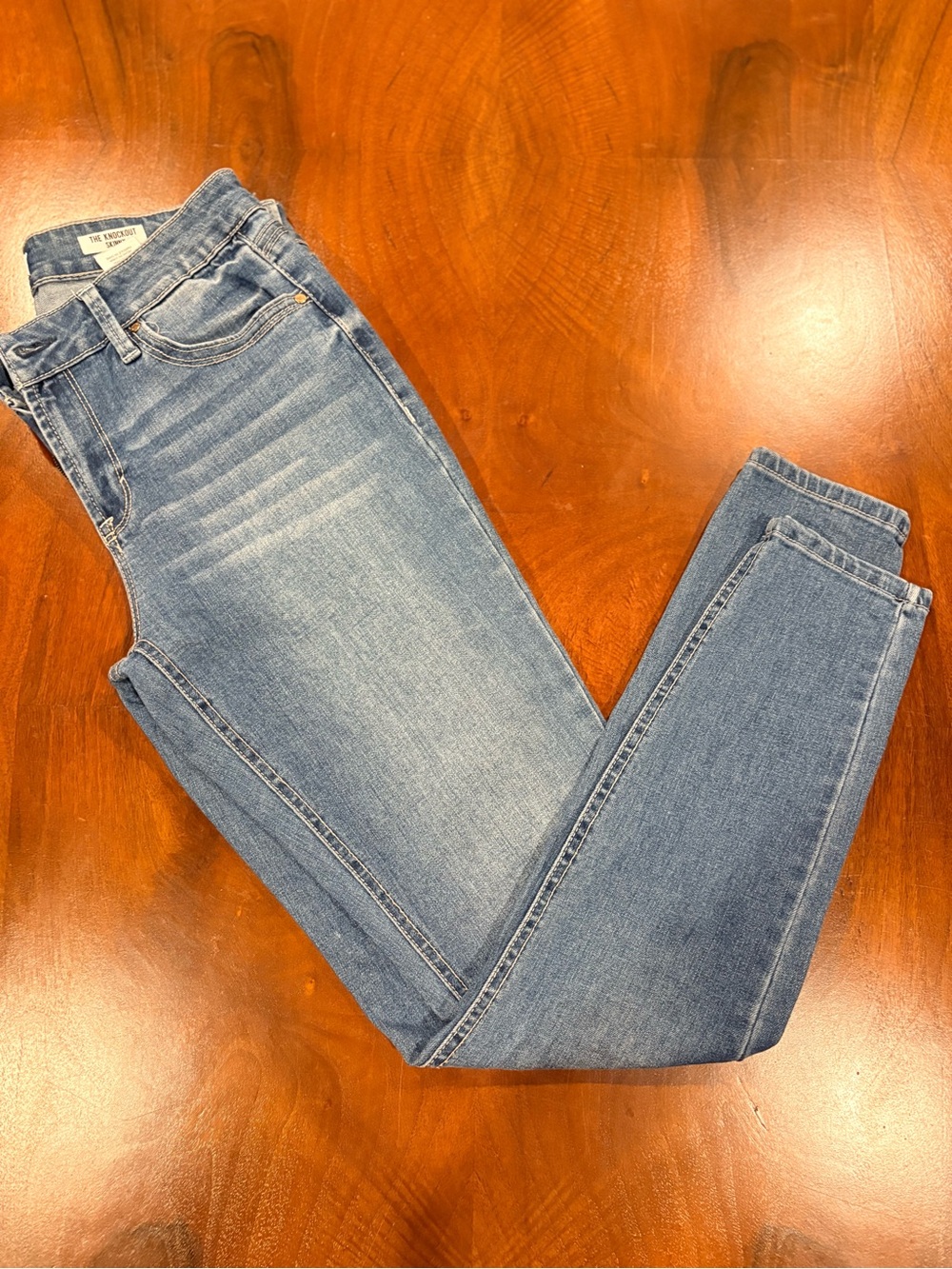 Ladies Blue Denim Jeans - Kensie Jeans Classic Fit, Size 6 - Picture 2 of 5